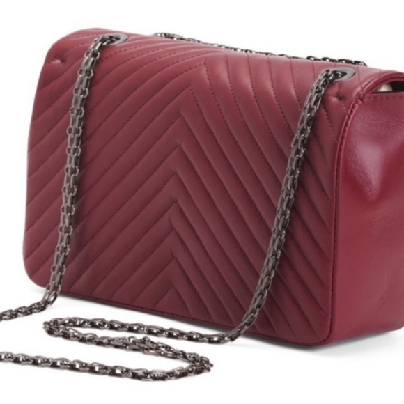 CHIARA FERRETTI  Ruby Red Crossbody Purse Medium New With Tags - Picture 2 of 7